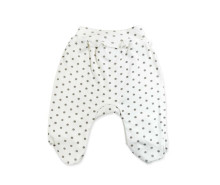 La Bebe™ NO Baby Pants Art. 10-04-23 Dots Zīdaiņu bikses ar plato jostu un pēdiņam no kokvilnas