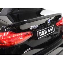 Toma BMW 6 GT Art.JJ2164 Juoda - Vaikiškas elektrinis automobilis su nuotolinio valdymo pulteliu