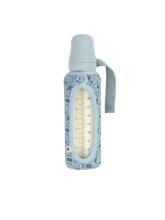 BIBS x Liberty Baby Bottle Sleeve Large Art.152789 Chamomile Lawn Baby Blue - Buteliuko dangtelis 225 ml