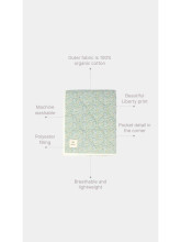 BIBS x Liberty Quilted Blanket Art.152820 Chamomile Lawn Baby Blue