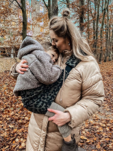 Wildride Toddler Swing Carrier Art.152838 Grey Leopard - Kūdikio nešynė
