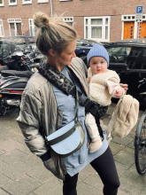 Wildride Toddler Swing Carrier Art.152838 Grey Leopard - Kūdikio nešynė