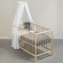 Jollein Veil Vintage Art.002-001-10001 White - Универсальный тюлевый балдахин для детской кроватки (155 cм)