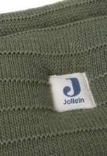 Jollein Bumper Art.004-895-67010 Pure Knit Leaf Green - Бортик-охранка для детской кроватки