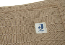 Jollein Bumper Art.004-895-67012 Pure Knit Biscuit - Бортик-охранка для детской кроватки