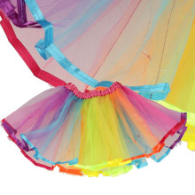 Ikonka Art.KX4591 Butterfly costume wings rainbow fairy