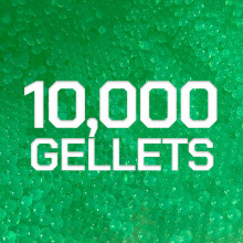 GEL BLASTER Gelio rutuliukai, žali, 10 000 vnt.