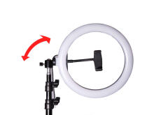 Ikonka Art.KX6824 60W RING LED selfie makiažo lempa