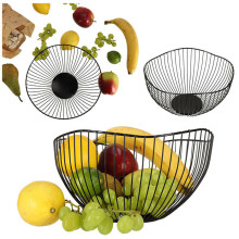 Ikonka Art.KX4679 Fruit basket vegetables bowl decorative metal bowl