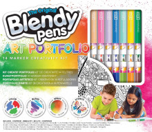 BLENDY PENS Stationery set Markers Art Portfolio 14