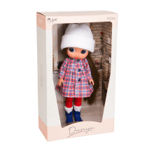„Arias Doll Dunya“ art. AR60652 Šiuolaikinė lėlė su šilko plaukais, 38 cm