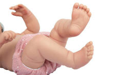 Arias Baby Doll Salma Art.AR65288 Lėlė su rožine antklode, 42 cm.