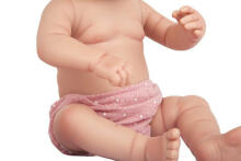 Arias Baby Doll Salma Art.AR65288 Lėlė su rožine antklode, 42 cm.