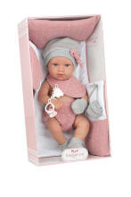 Arias Baby Doll Salma Art.AR65288 Lėlė su rožine antklode, 42 cm.