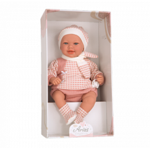 Arias Baby Doll Art.AR65349 Lėlė rožiniais drabužėliais, 45 cm