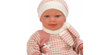 Arias Baby Doll Art.AR65349 Lėlė rožiniais drabužėliais, 45 cm