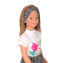 Arias Doll Art.AR24575 Сarole Urban Elegance  Модная кукла c шёлковыми волосами, 105см