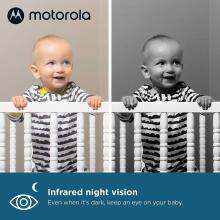 Motorola VM483 Art.505537471013 300 m FHSS White kūdikio monitorius