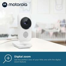 Motorola VM483 Art.505537471013 300 m FHSS White kūdikio monitorius