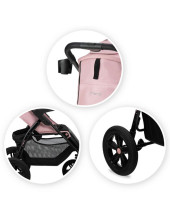 MoMI MIYA Art.WOSP00031 Pink  Детская прогулочная коляска