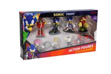 SONIC Veiksmo figūrėlės, 8 vnt., 7,5 cm