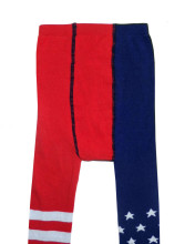 Weri Spezials Детские колготки Stripes and Stars Red and Navy ART.SW-1835 Высококачественные детские хлопковые колготки