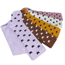 Weri Spezials Children's Tights Little Cats Mustard ART.WERI-5203 High quality children's cotton tights for gilrs