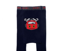 Weri Spezials Children's Tights Blitz Navy ART.WERI-5311 High quality children's cotton tights for boys