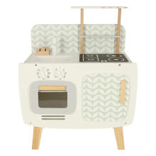 Ikonka Wooden Kitchen MDF Lulilo Retro Art.KX4635