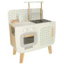 Ikonka Wooden Kitchen MDF Lulilo Retro Art.KX4635