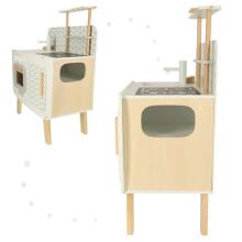 Ikonka Wooden Kitchen MDF Lulilo Retro Art.KX4635