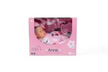Bo Doll Anna Art.154546 Interaktyvi lėlytė-naujagimis Anna, 42 cm