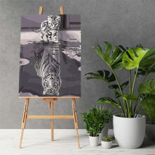Ikonka Art.KX5549_5 Tapyba pagal skaičius 40x50cm