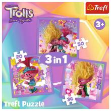 TREFL TROLLS 3 dėlionių rinkinys „Troliai 3“