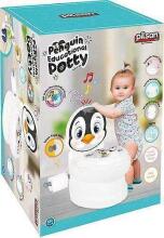 Lemodo Educational Potty Pingwin Art.155062 Музыкальный ночной горшок