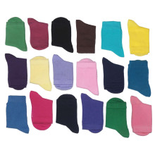 Weri Spezials Children's Socks Monochrome Dark Rose ART.SW-0789 Pack of three high quality children's cotton socks