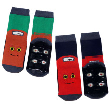 Weri Spezials Детские нескользящие носки Blitz Navy ART.WERI-4850 Высококачественных детских носков из хлопка с нескользящим покрытием
