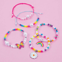 MAKE IT REAL DIY Jewelry set Rainbow treasure bracelets