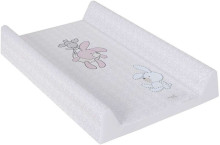 Ceba Baby Strong  Bunnies Changing Mat Art.155686 Grey Swaddling mattress with firm base + crib mount (70x50cm)