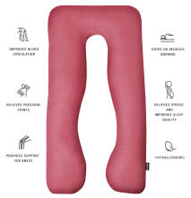 La Bebe™ Cushy Maternity Pillow Art.155997 Geraldine daugiafunkcinė pagalvė nėščioms moterims (U formos) 155x80cm