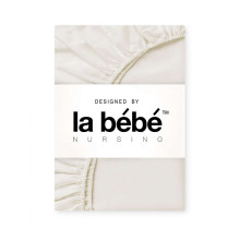 La Bebe™ Cotton Art.156026 medvilninis satino lakštas su guma, 60x120cm