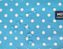 La Bebe™ Cotton Art.156139 Blue Vaškinis audinys vaikų lovai 100x150cm