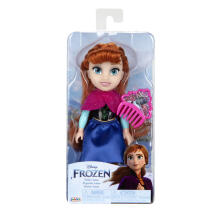 DISNEY PRINCESS kolekcionējama lelle ar ķemmi, 8 cm