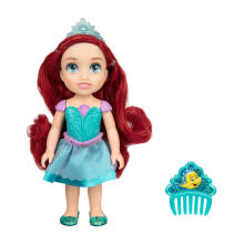 DISNEY PRINCESS kolekcionējama lelle ar ķemmi, 8 cm