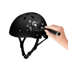 Momi Mimi Helmet Art.ROBI00062 Black Сертифицированный, регулируемый шлем/каска для детей  (47-58 cm)