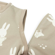 Jollein With Removable Sleeves Art. 016-542-67097 Miffy&Snuffy Olive Green - medvilninis miegmaišis rankomis 110cm