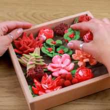 Wood&Craft DIY Succulents Passion Art.ETC10011