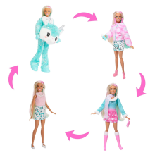 Barbie Cutie Reveal HJX76 princesė Barbė 29cm
