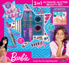 BARBIE Комплект для макияжа "3 in 1 Ultimate Glitter"