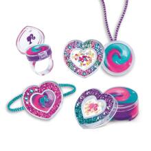 BARBIE Kosmētikas komplekts Lip Gloss Lockets set Sparkling Sweet Heart